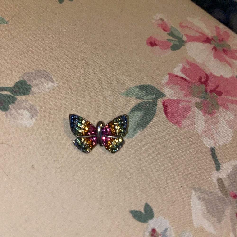 Rainbow Butterfly Necklace Pendant - Picture 6 of 8